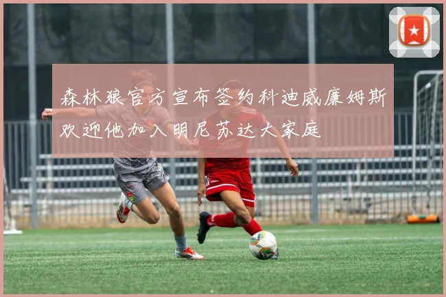 森林狼官方宣布签约科迪威廉姆斯欢迎他加入明尼苏达大家庭